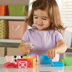 Lær om tal og farver - bondegårdsdyr