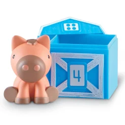 Lær om tal og farver - bondegårdsdyr