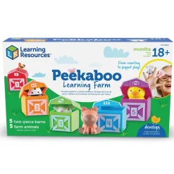 Lær om tal og farver - bondegårdsdyr