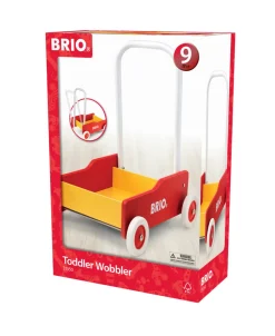 Lære-gå-vogn, rød-gul - FSC®