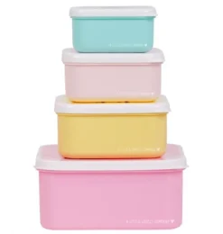 Lunch & snack box sæt - forest friends