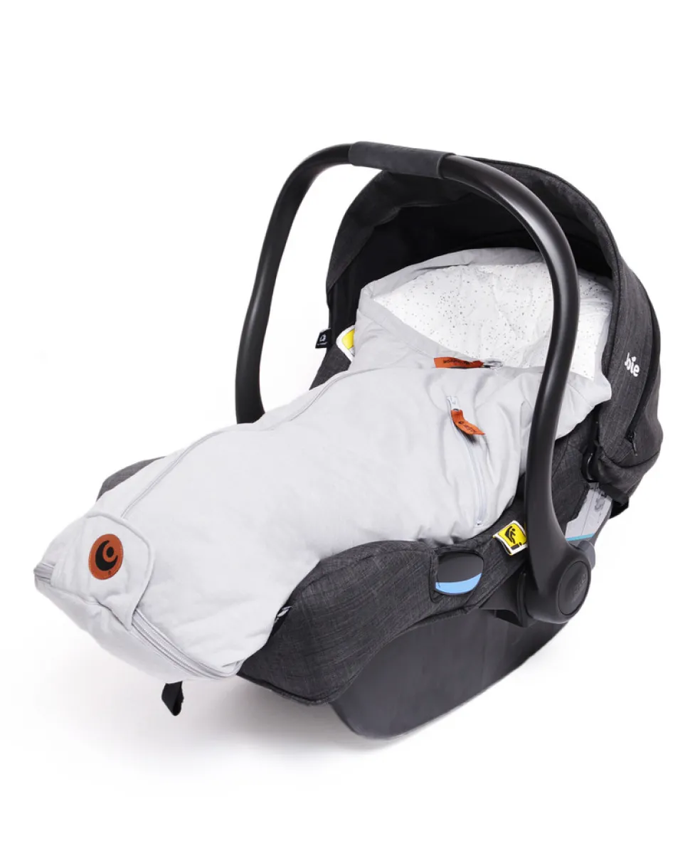 Lyng kørepose til autostol - Grey