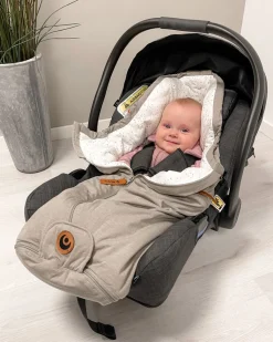 Lyng kørepose til autostol - Grey