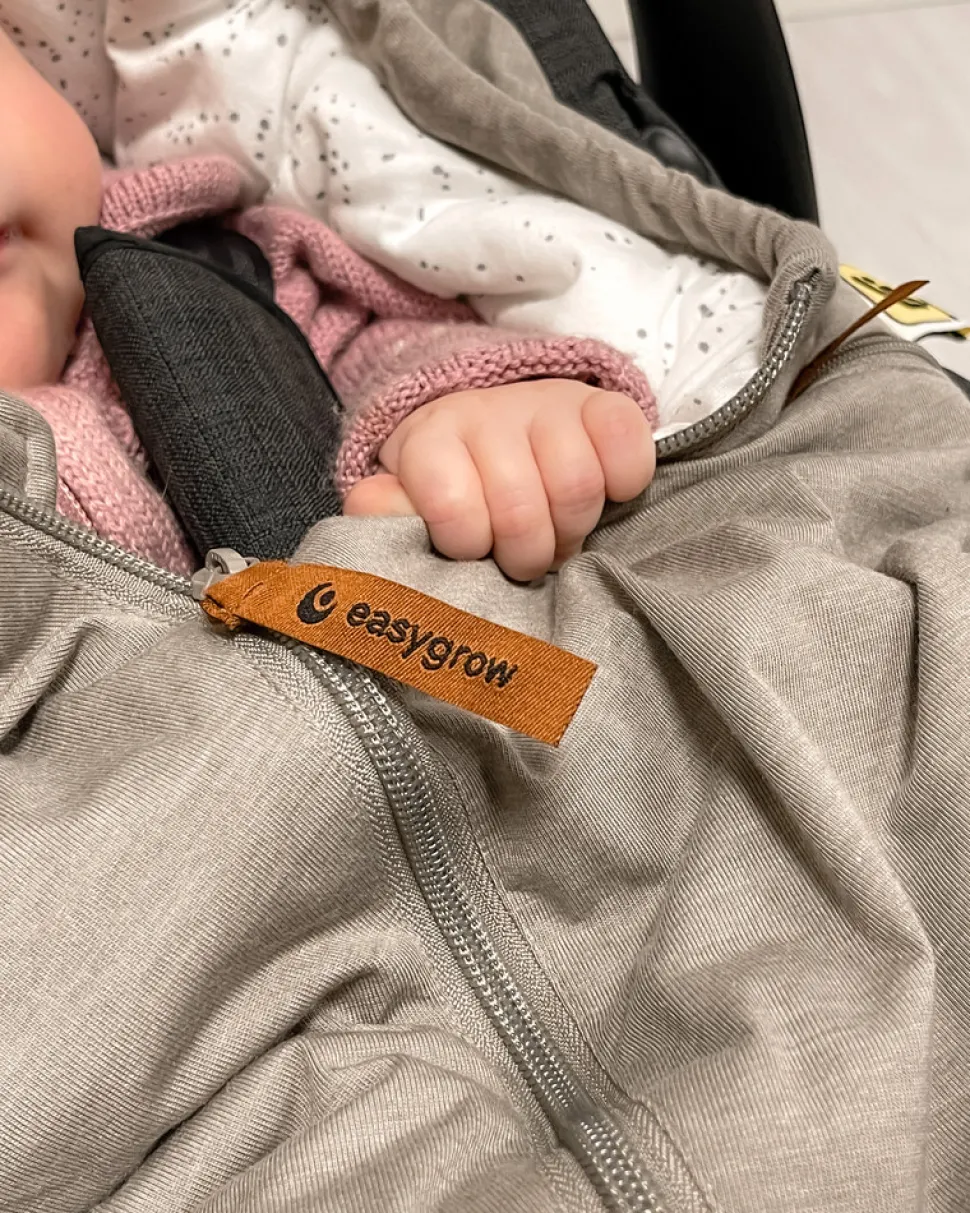 Lyng kørepose til autostol - Grey