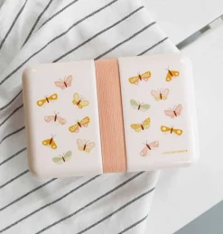 Madkasse med elastik Butterflies