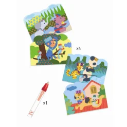 Magisk farvelægning, Skjult udenfor