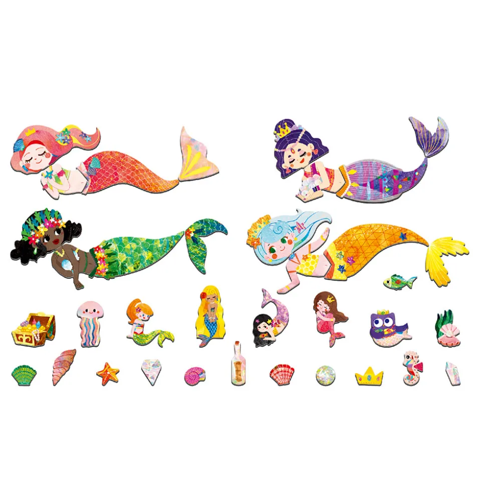 Magnetisk rejsesæt - Havfrue