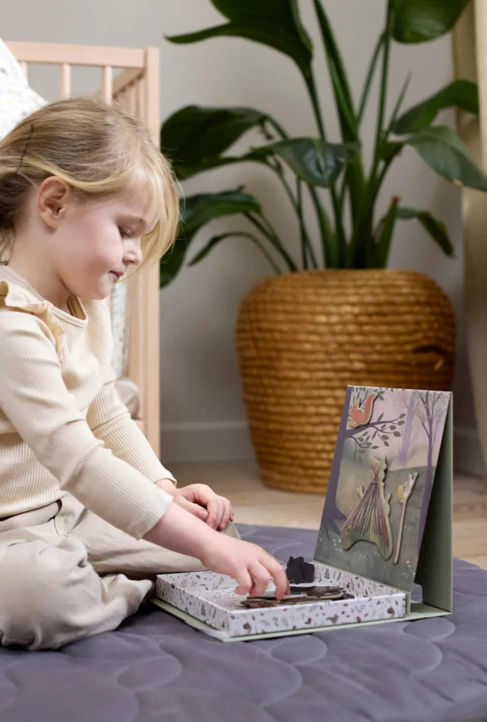 Magnetisk spil - I skoven