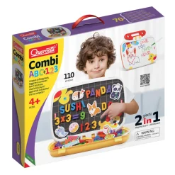 Magnetiske bogstaver og tal - Sæt med tavle