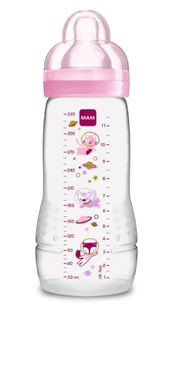 MAM Easy Active Baby Bottle 330ml - Pink