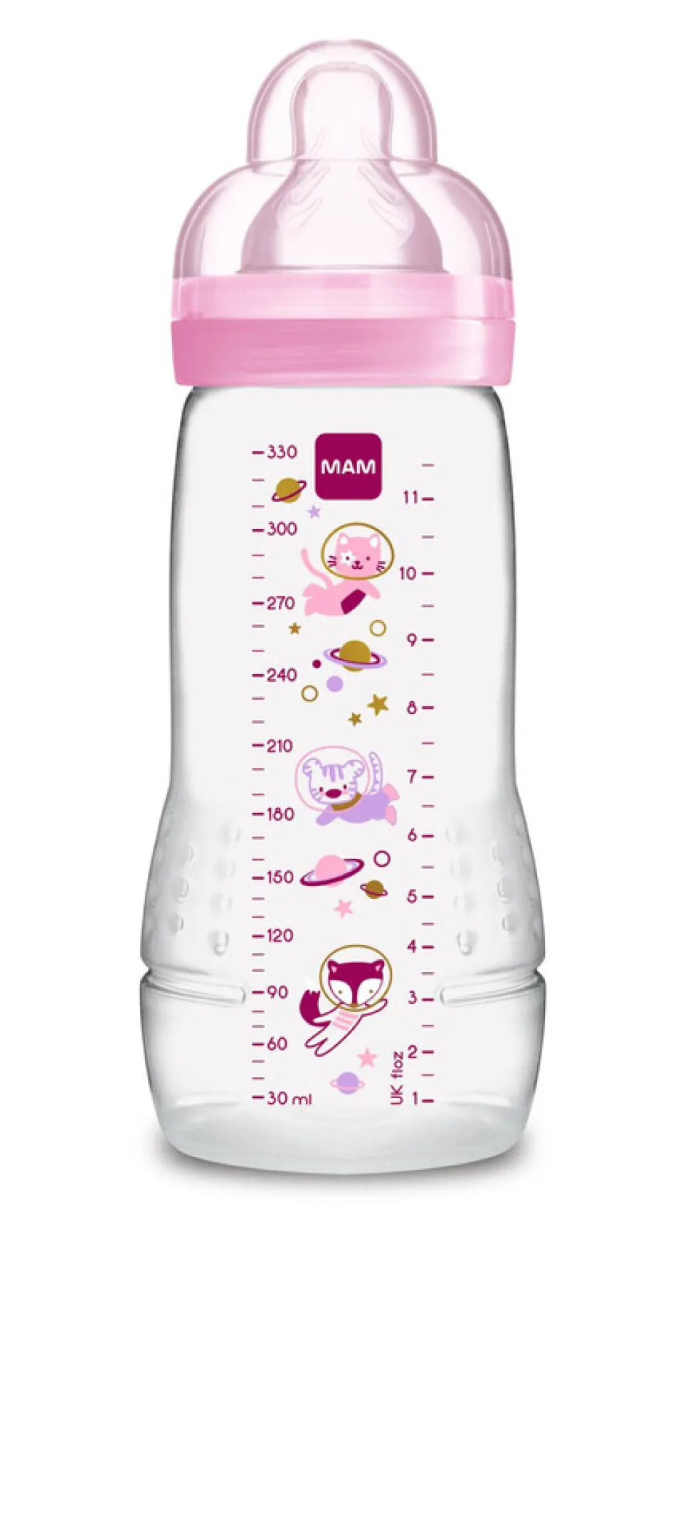 MAM Easy Active Baby Bottle 330ml - Pink