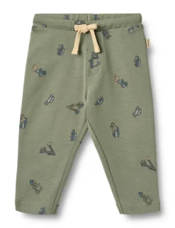 Manfred Jersey Bukser - Dusty green cars