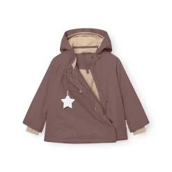 Matwang Fleeceforet Vinterjakke - Peppercorn plum