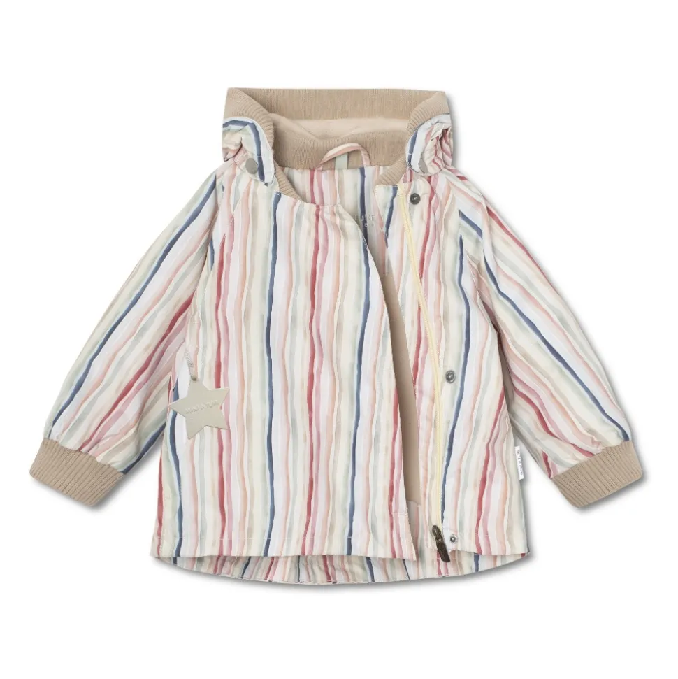 MATWIAMI fleeceforet printet forårsjakke - 0157