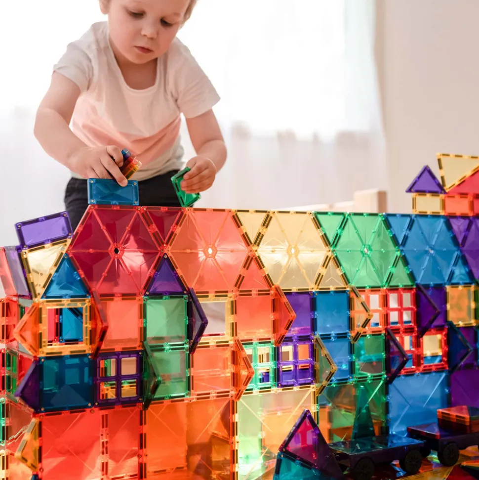 Mega Pack - magnetsæt 212 dele - rainbow