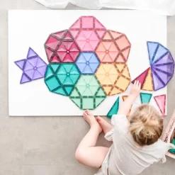 Mega Pack - magnetsæt 202 dele - pastel