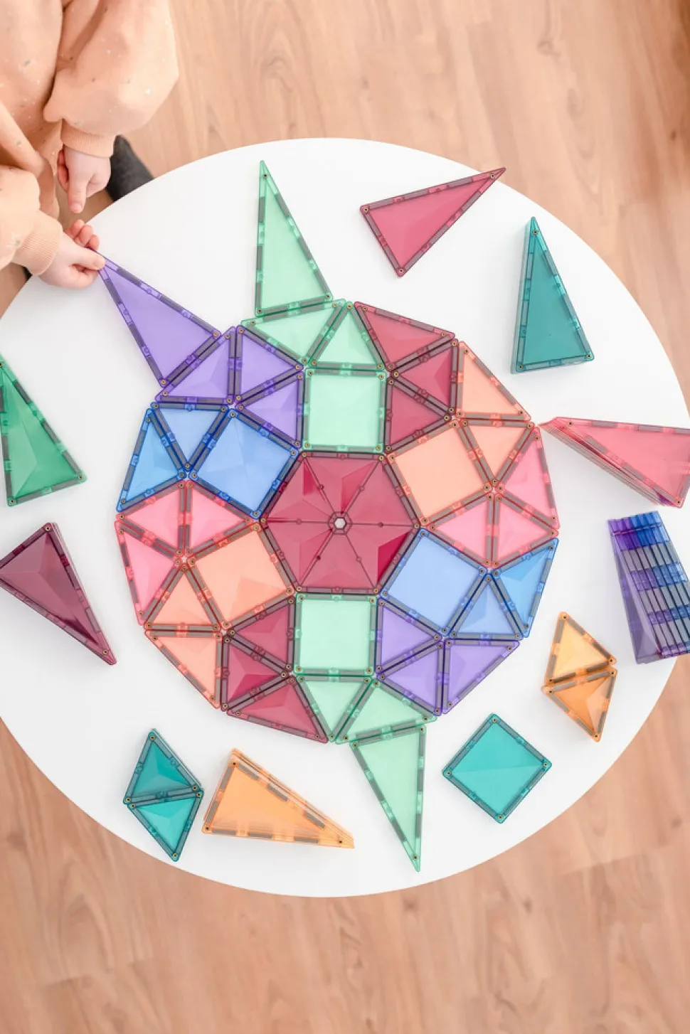 Mega Pack - magnetsæt 202 dele - pastel