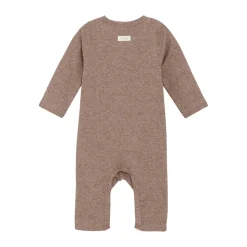 Melange Rib Romper Langærmet - 2813