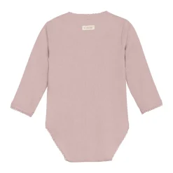 Melange Rib Wrap Body Langærmet - 5016