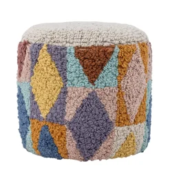 Miaki Puf, Grå, Bomuld