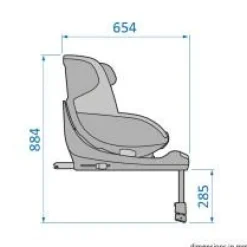 Mica Pro Eco i-Size inkl. babyindsats - authentic black