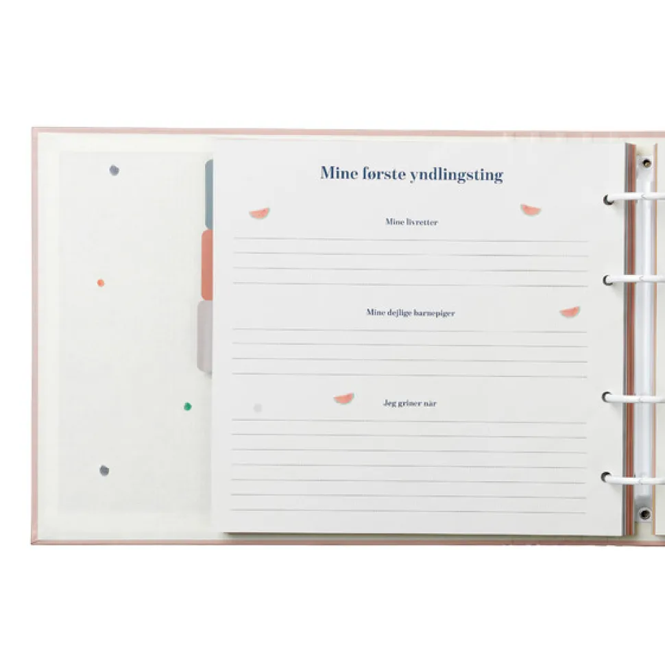 Mine første år - Minder Og Gemmer - Blå