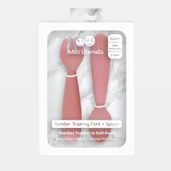 Mini bestiksæt - støvet rosa