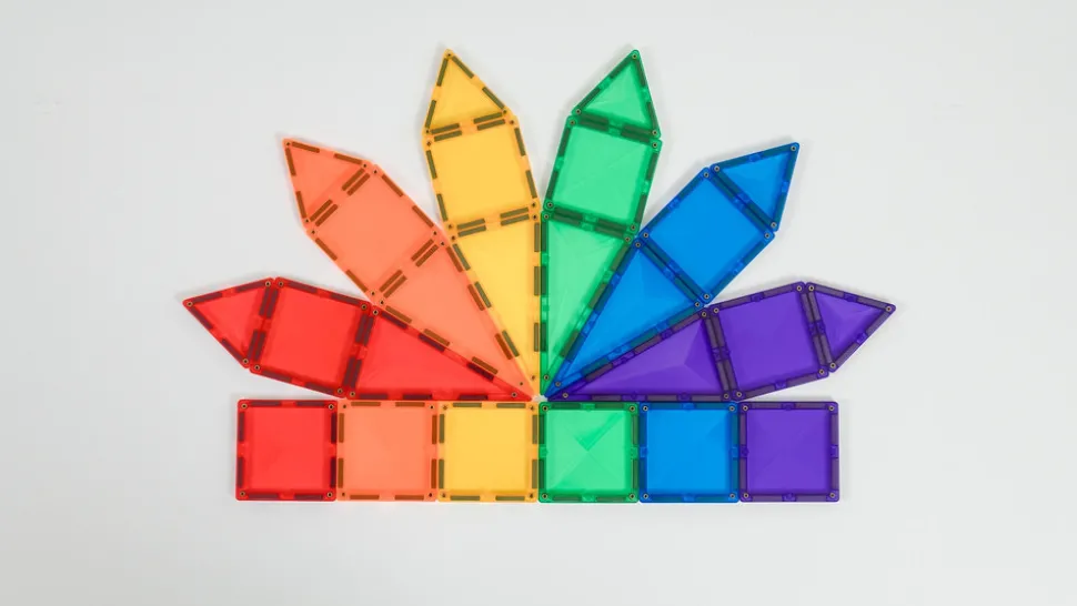 Mini Pack - magnetsæt 24 dele - rainbow