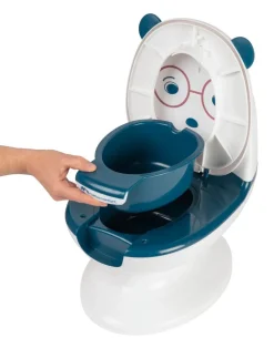 Mini size toilet bear blue