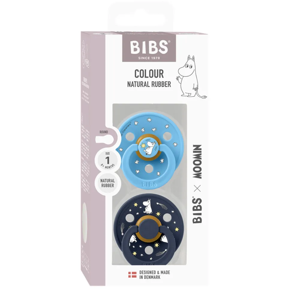 Moomin Colour Sut 2pk Latex Str 1 - Breeze