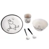 Moomin Melamine 5 pcs Mealtime set