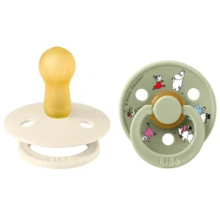 Moomins Colour Sut 2pk Latex Str 2 - Ivory