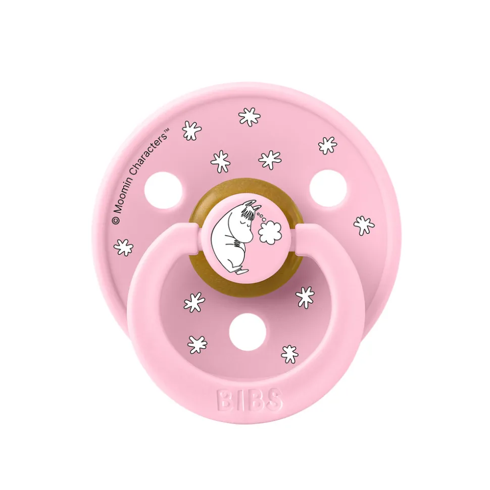 Moomins Colour Sut 2pk Latex Str 2 - Baby Pink