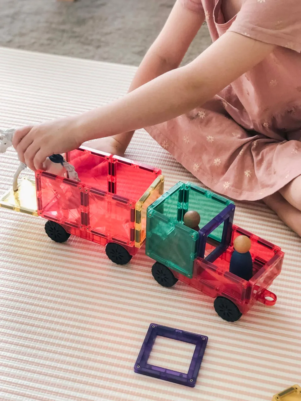 Motion Pack - magnetsæt 24 dele - rainbow