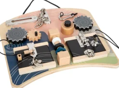 Motorik og aktivitetsbræt med låse og rotation