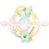 Multi toy silikonelegetøj med raslekugle Pastel
