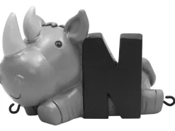 N bogstav med næsehorn til navnetog