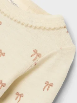 Nalu Uld Langærmet Body - Turtledove