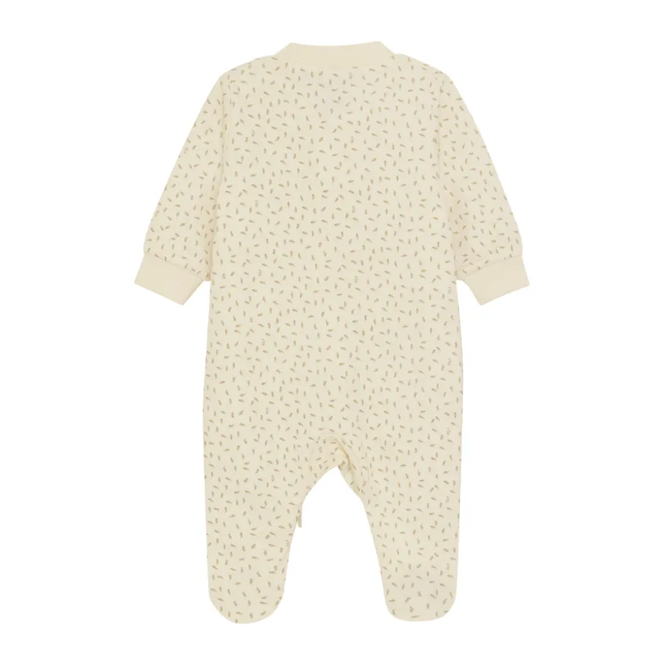 Natdragt m. lynlås og fod - Sesame