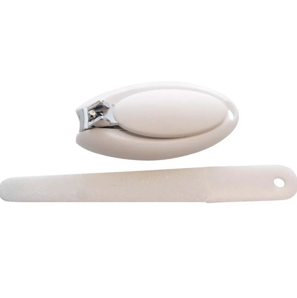 Negleklipper med fil, hvid