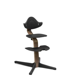 Nomi højstol - valnød sort