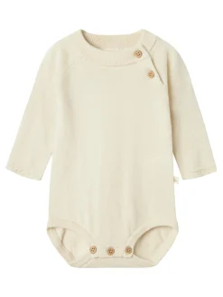 Nord Langærmet Strik Body - Turtledove