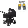 Nordic Lux barnevogn - Dusty black inkl. Neonate BC-6900D