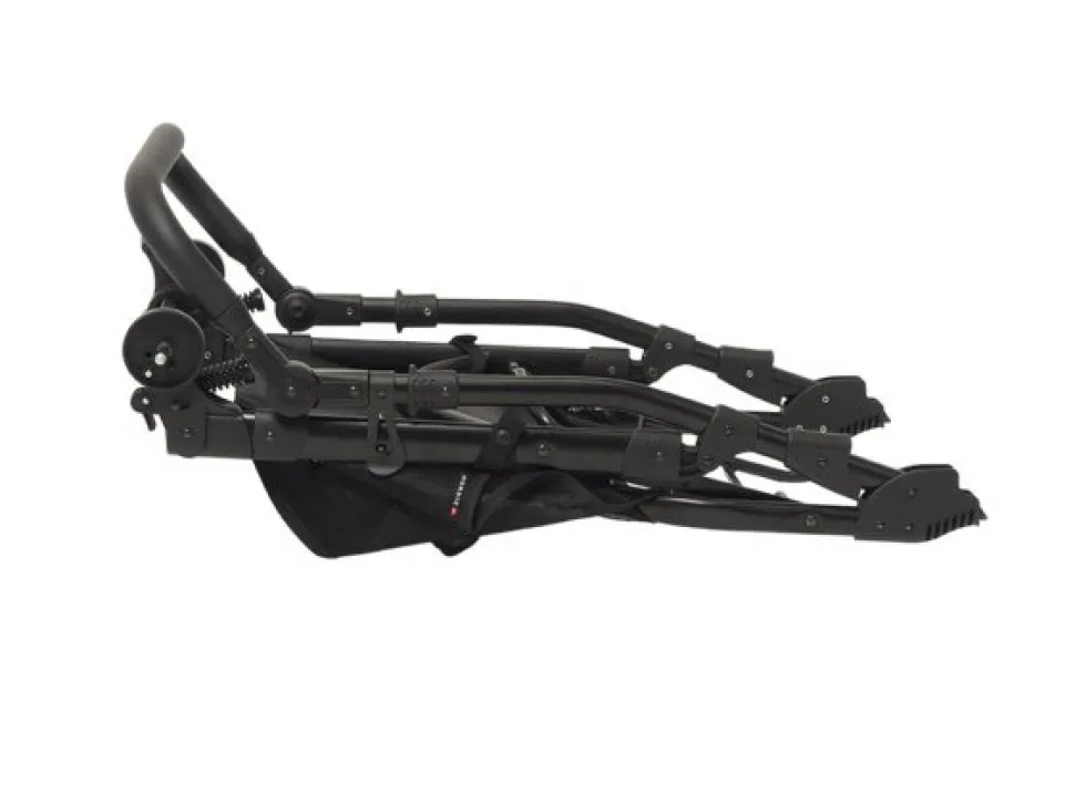 Nordic Lux barnevogn - Dusty black inkl. Neonate BC-6900D