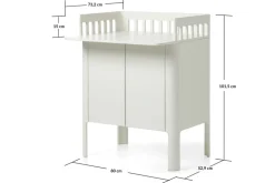 Nova puslebord, cream