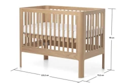 Nova tremmeseng med puslebord - eg