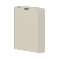 Nova væghængt Puslebord, creme