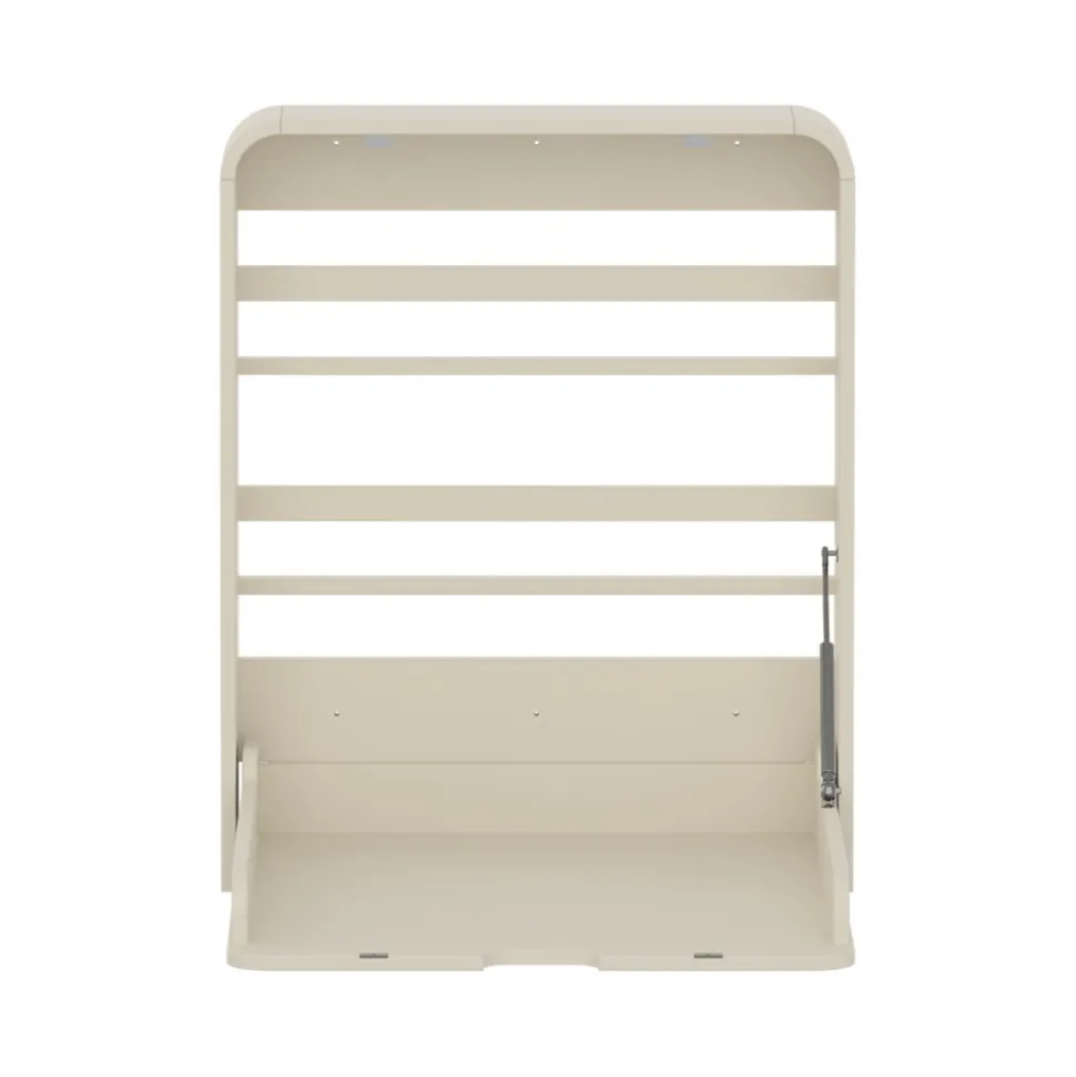 Nova væghængt Puslebord, creme