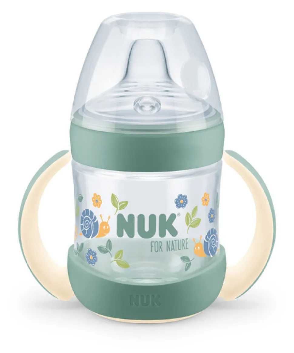 NUK for Nature Learner Bottle Silicon - Grøn