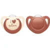 NUK Sut - for Nature Silicone S2 rød 2-pak